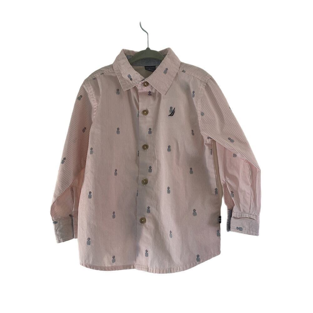 NAUTICA Boy’s Long Sleeve Button Down Casual Shirt / Size: 3T